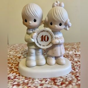 Precious Moments 10 Year Anniversary Figurine
